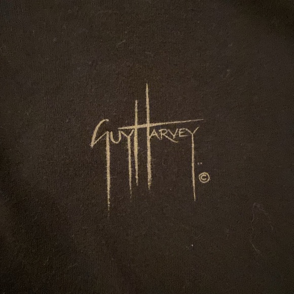 Guy Harvey Black Graphic Fish T-Shirt - Picture 3 of 6